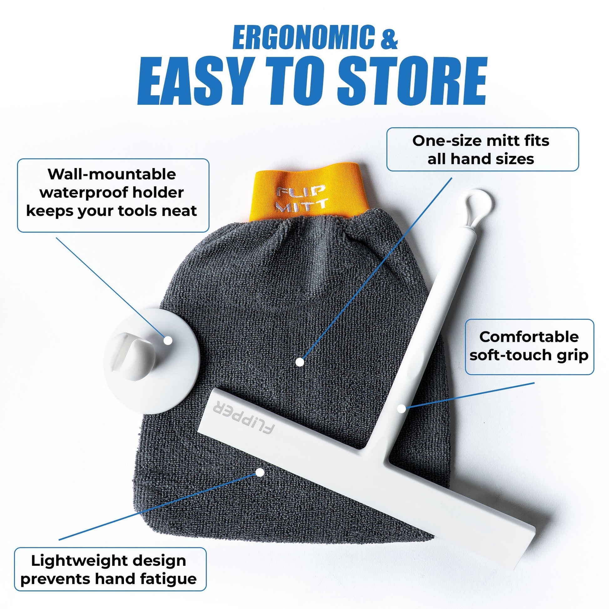 Flipper Mitt + Squeegee Set - Flipper Accessories