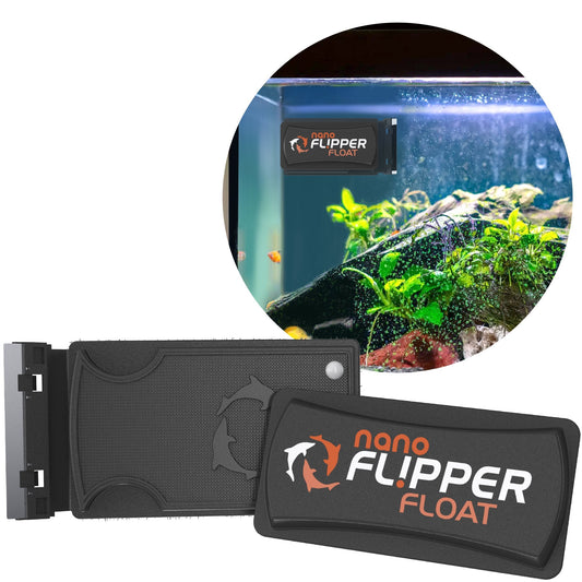 Flipper NANO FLOAT 2 in 1 Magnetic Aquarium Algae Cleaner - Scrubber