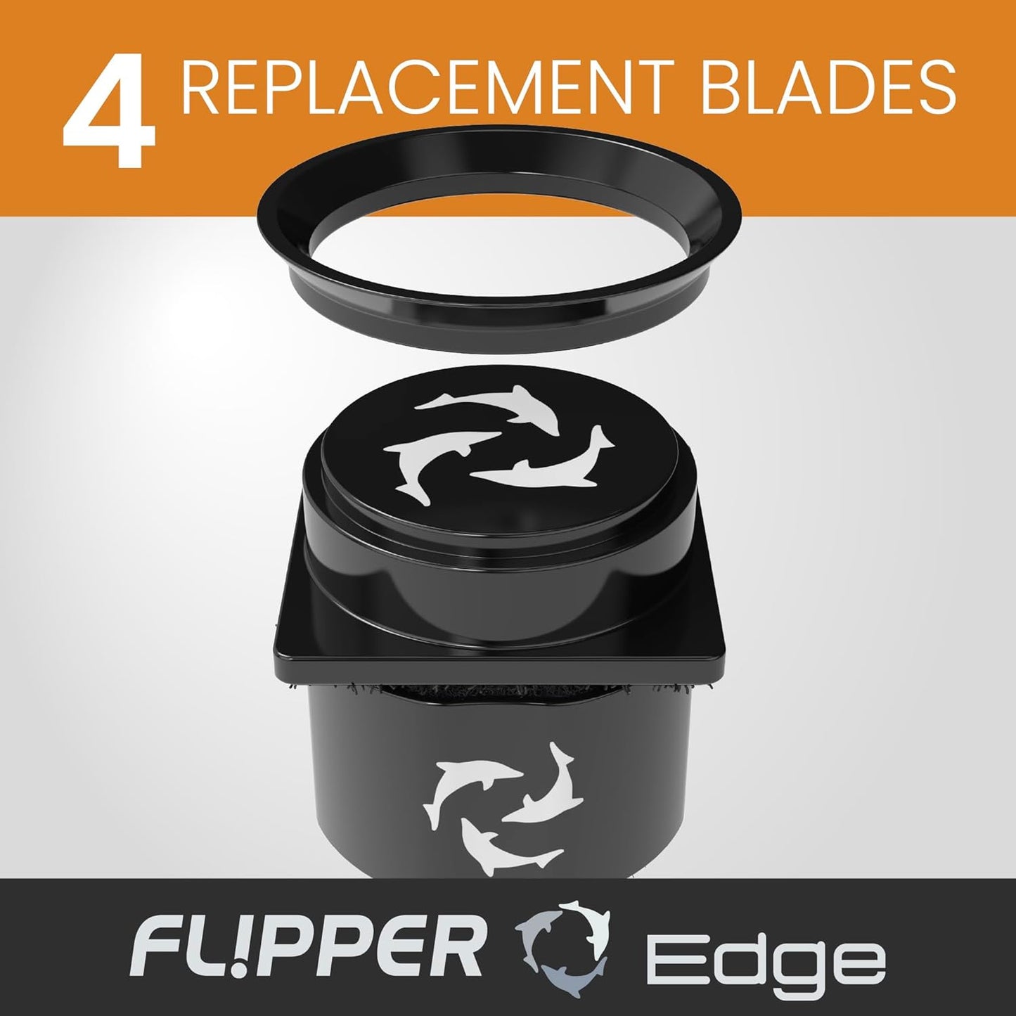 Flipper Pico 2 in 1 Aquarium Magnet Cleaner Replacement Blades 4 Pack - Replacement Blades