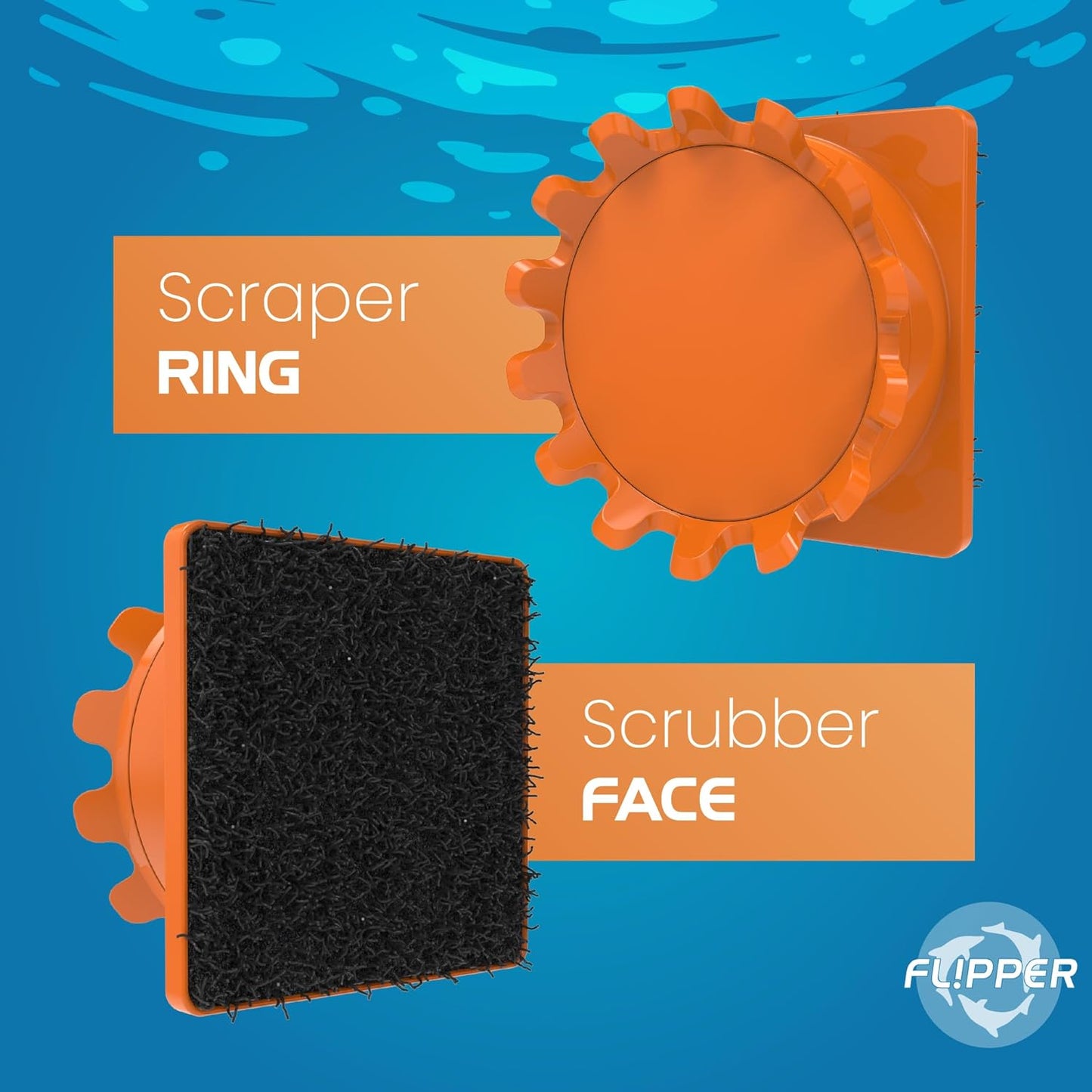 Flipper Pico 2-in-1 Magnetic Aquarium Cleaner Magnet - Scrubber