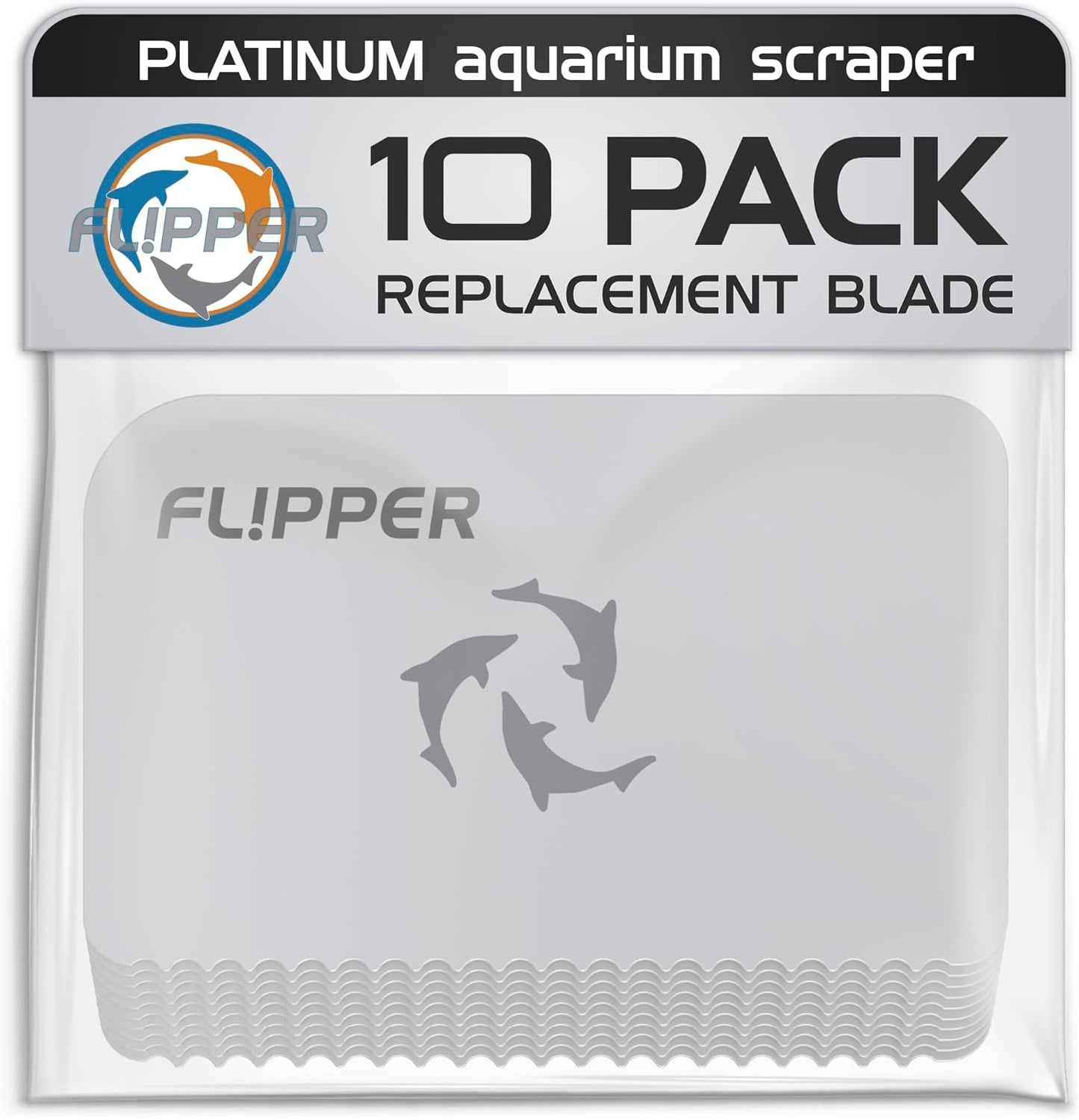 Flipper Platinum Algae Scraper Replacement Blades 10 Pack - Replacement Blades