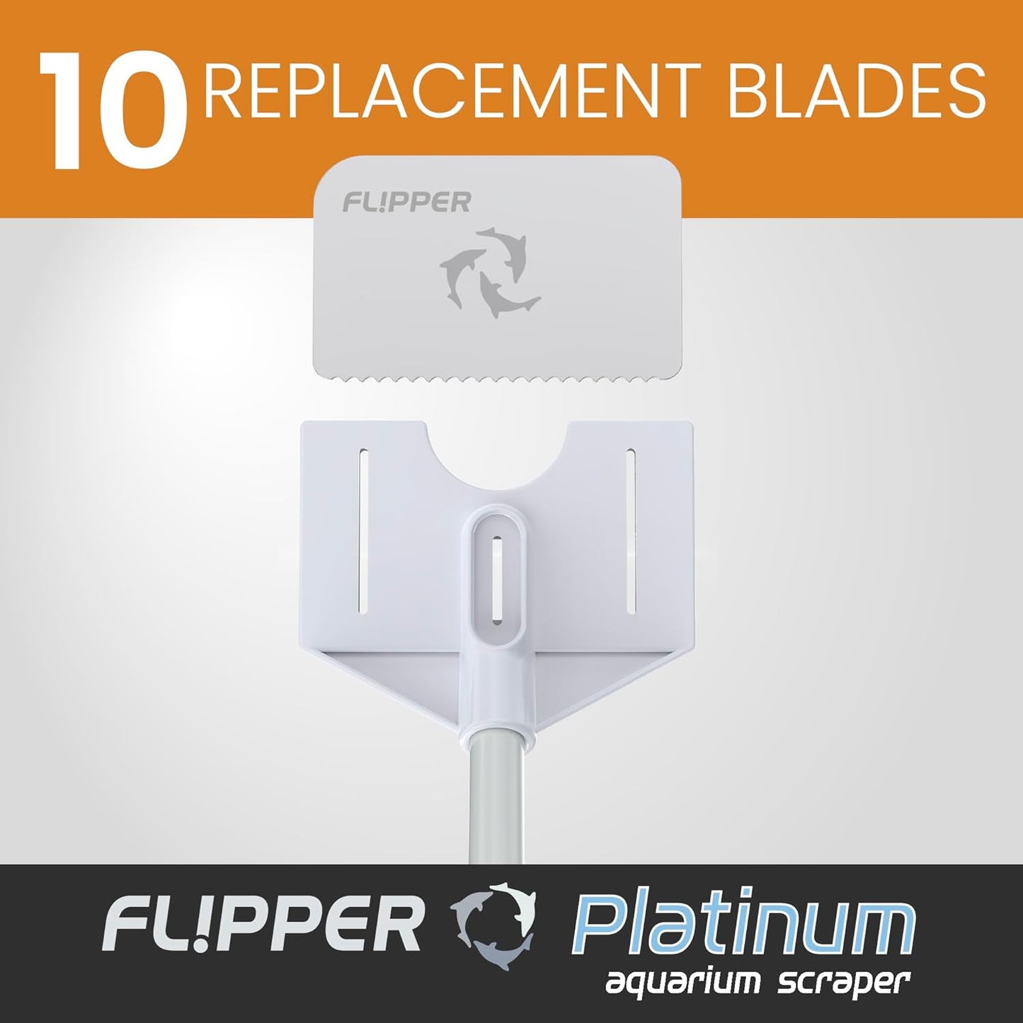 Flipper Platinum Algae Scraper Replacement Blades 10 Pack - Replacement Blades