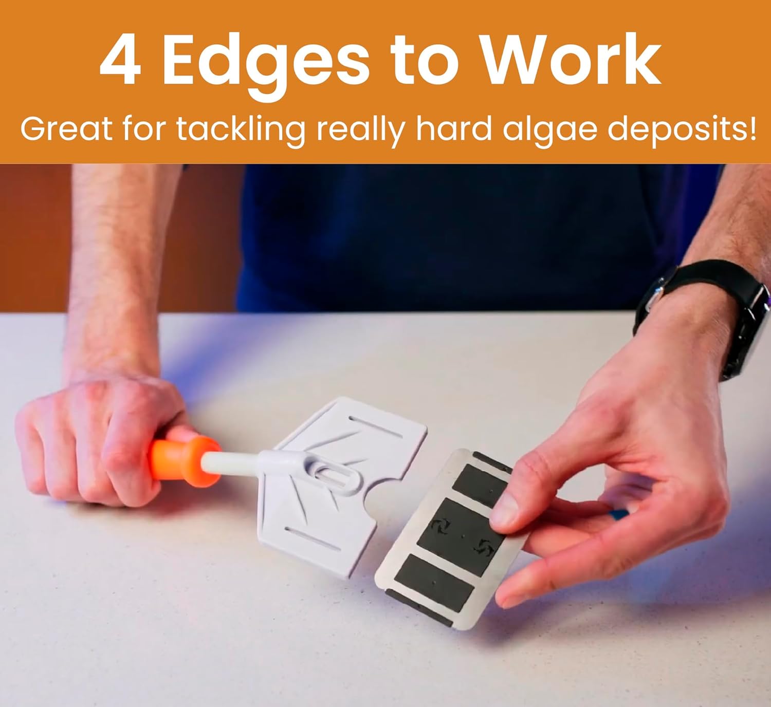 Flipper Platinum Credit Card Aquarium Algae Scraper Stainless Steel Blades - Replacement Blades