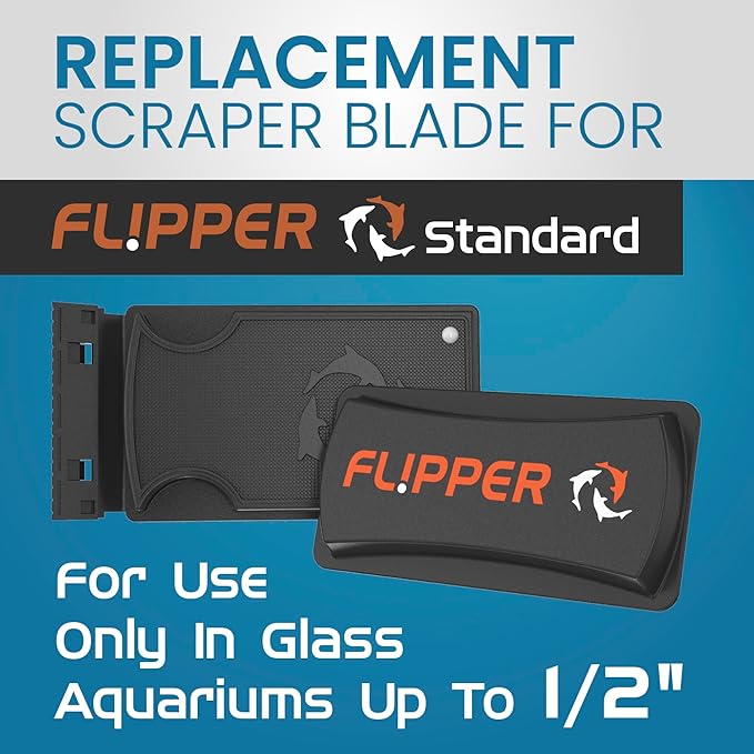 Flipper Standard ABS Replacement Blades 3 Pack - Acrylic Tanks - Replacement Blades