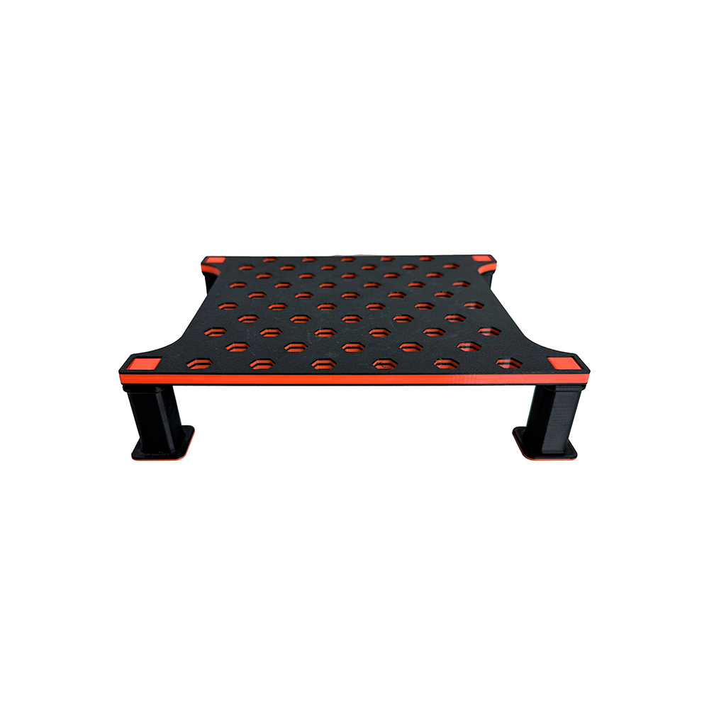 Frag rack 9x7’’ solid wall color - Orange - 3D Printing