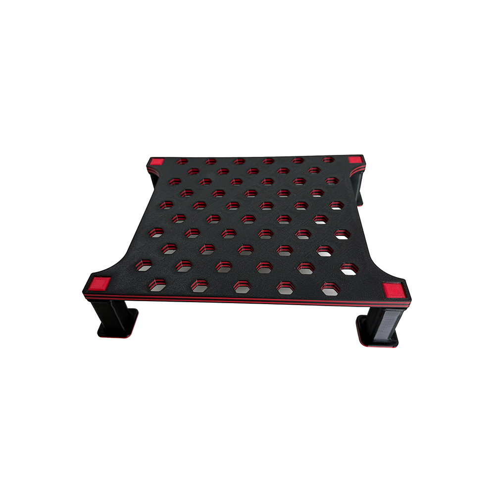 Frag rack 9x7’’ solid wall color - Red - 3D Printing