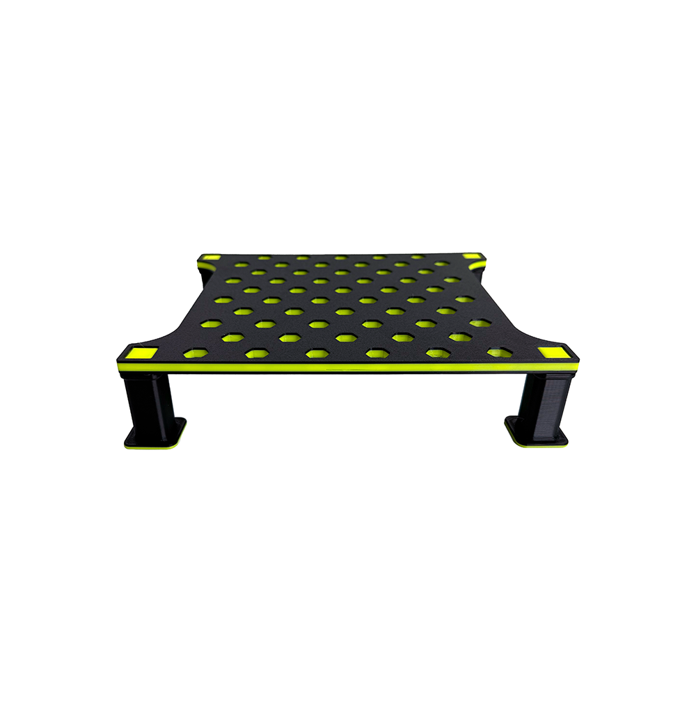 Frag rack 9x7’’ solid wall color - Yellow - 3D Printing