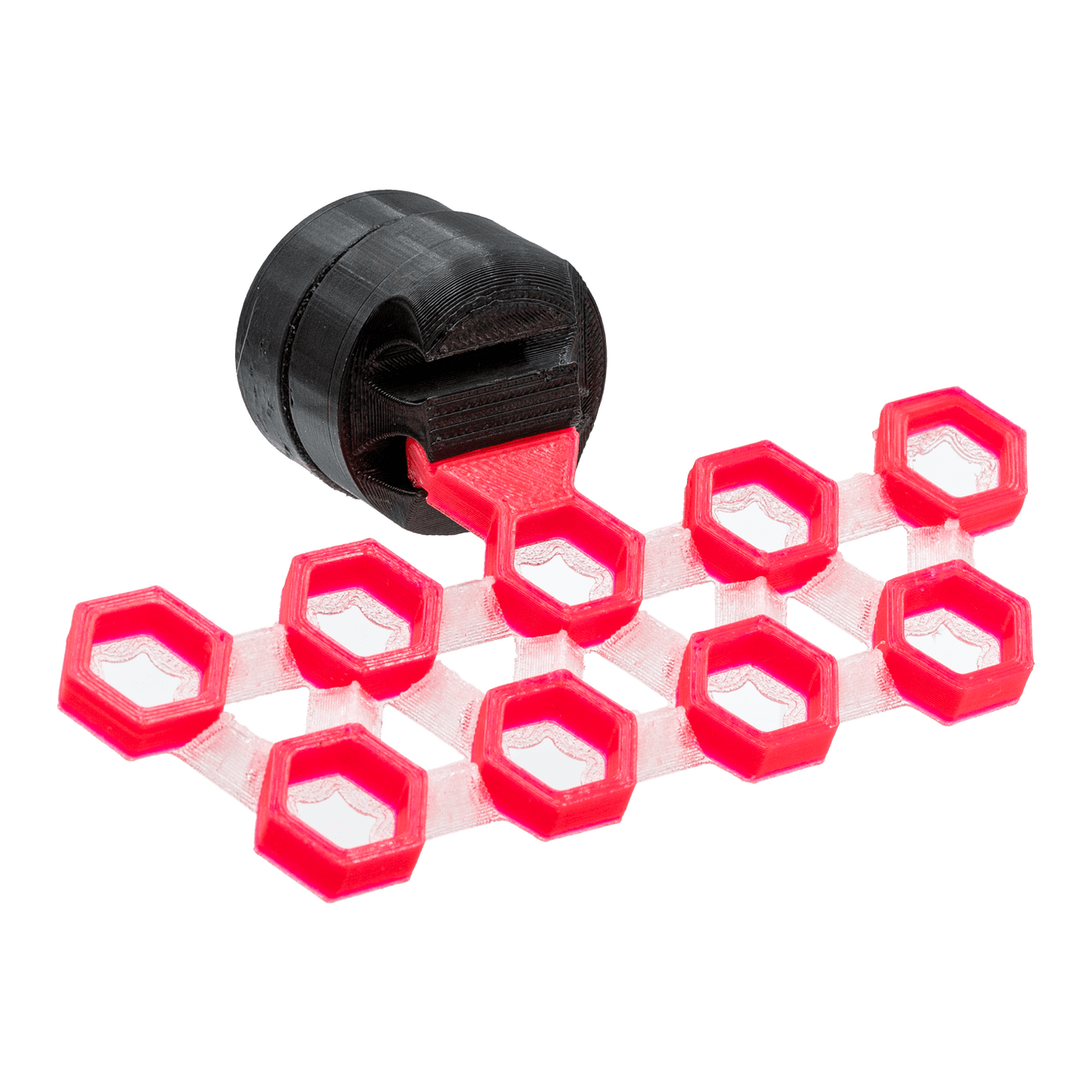 FragLoc™ - Magnetic Coral Frag Rack Kit - 5x4 / Fluorescent Rose - Animals & Pet Supplies