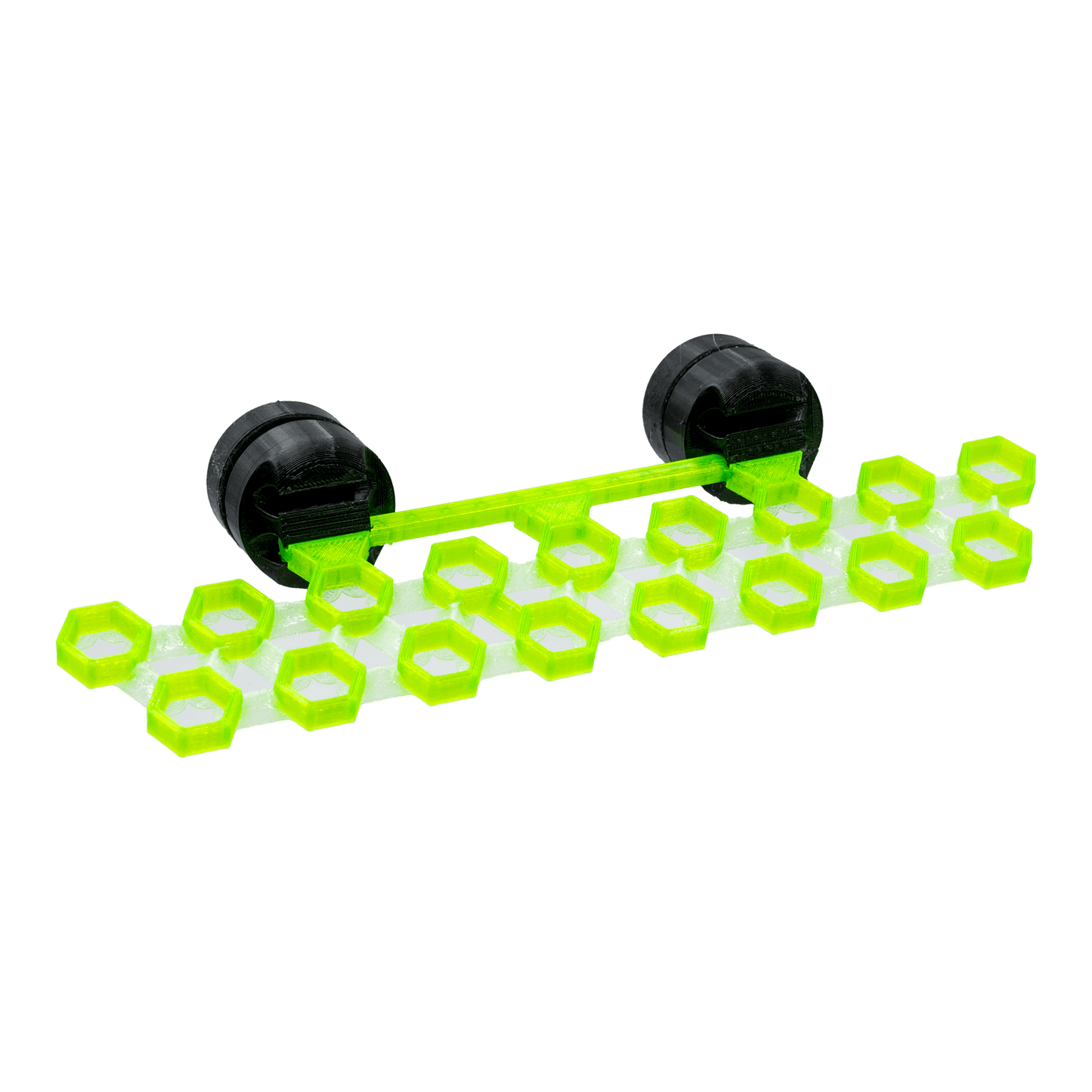 FragLoc™ - Magnetic Coral Frag Rack Kit - 9x8 / Fluorescent Green - Animals & Pet Supplies
