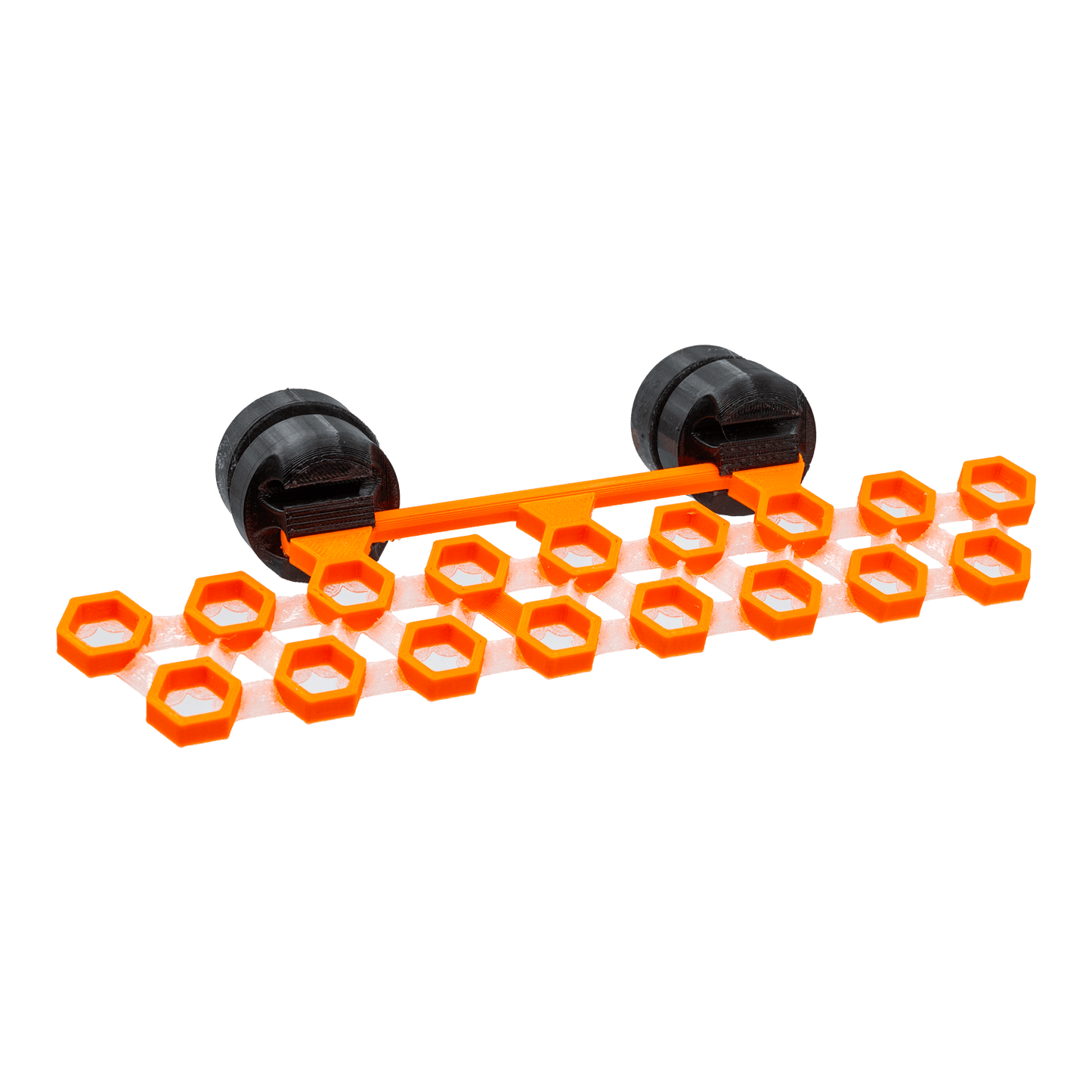 FragLoc™ - Magnetic Coral Frag Rack Kit - 9x8 / Fluorescent Orange - Animals & Pet Supplies