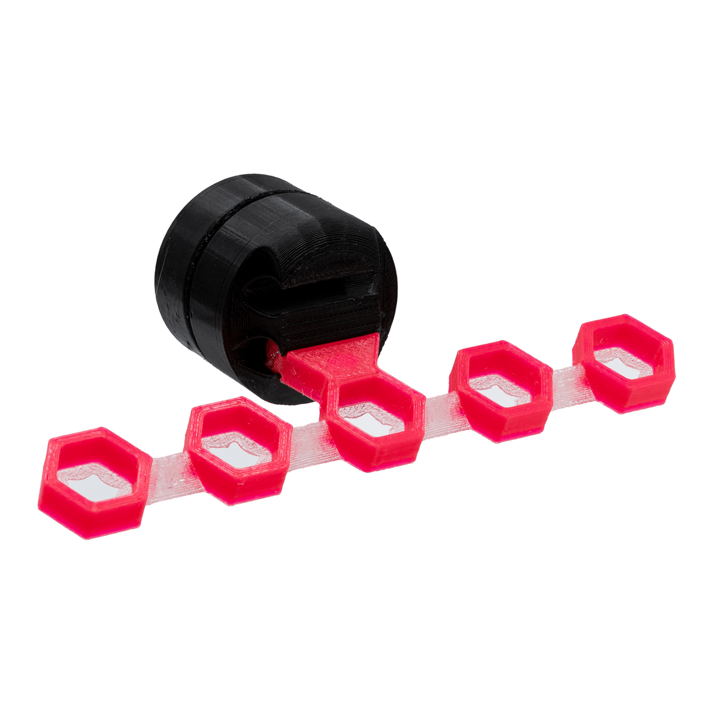 FragLoc™ - Magnetic Coral Frag Rack Kit - Quintuple / Fluorescent Rose - Animals & Pet Supplies