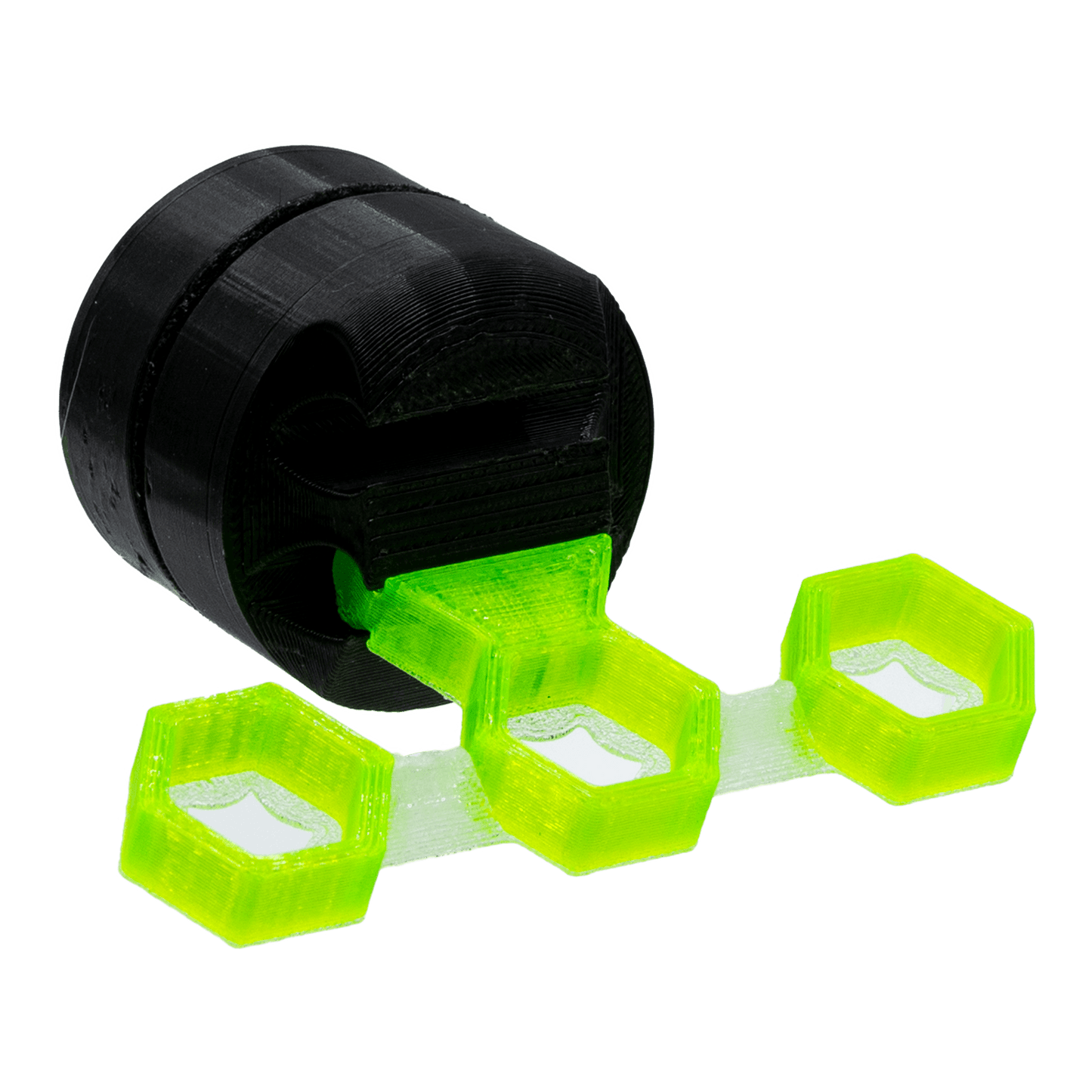 FragLoc™ - Magnetic Coral Frag Rack Kit - Triple / Fluorescent Green - Animals & Pet Supplies