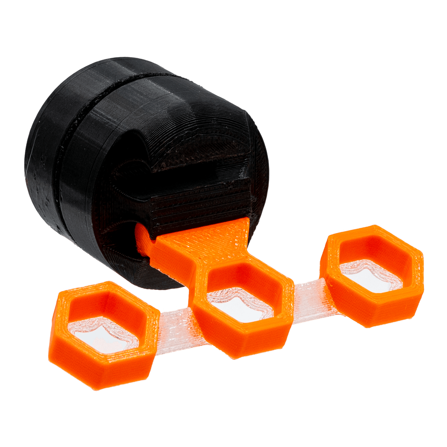 FragLoc™ - Magnetic Coral Frag Rack Kit - Triple / Fluorescent Orange - Animals & Pet Supplies