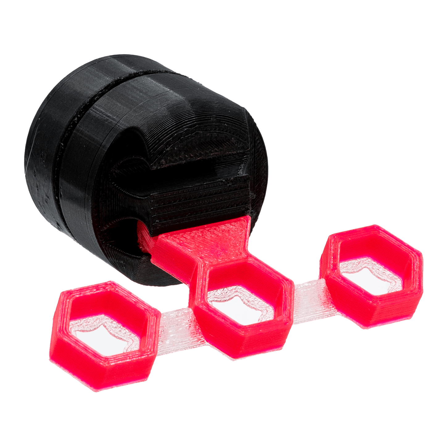 FragLoc™ - Magnetic Coral Frag Rack Kit - Triple / Fluorescent Rose - Animals & Pet Supplies