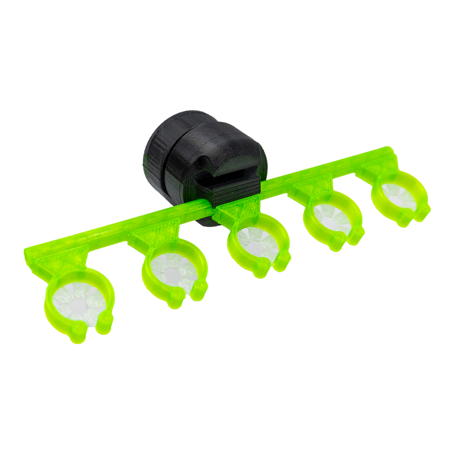 FragLoc™ - Mangrove Seedling & Aquatic Plant Holder - Quintuple / FragLoc™ Magnet / Fluorescent Green - Animals & Pet