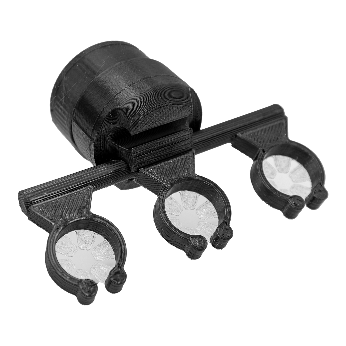 FragLoc™ - Mangrove Seedling & Aquatic Plant Holder - Triple / FragLoc™ Magnet / Black - Animals & Pet Supplies