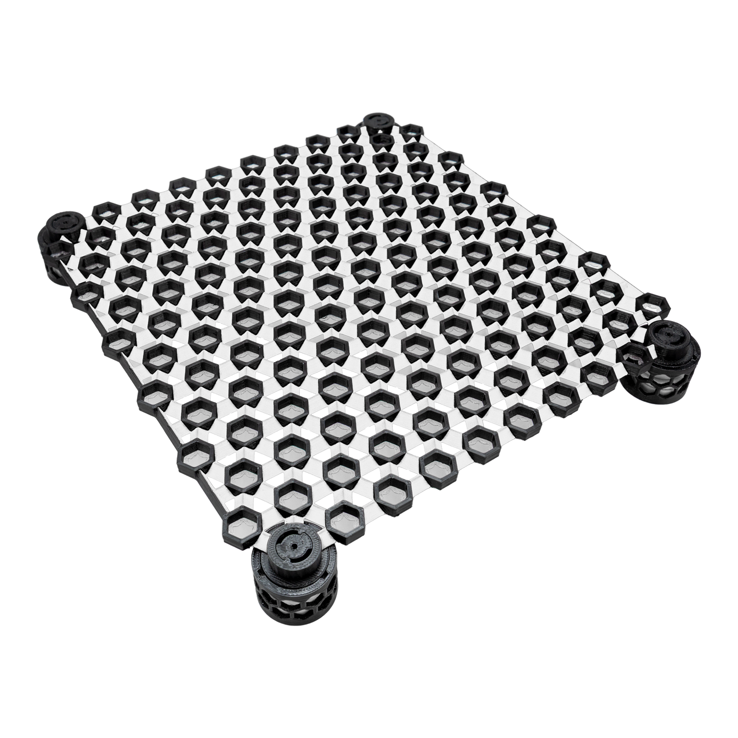 FragLoc™ - Standing Coral Frag Rack - 12x11 / Black / 1’’ Weighted Legs (Set of 4) - Animals & Pet Supplies