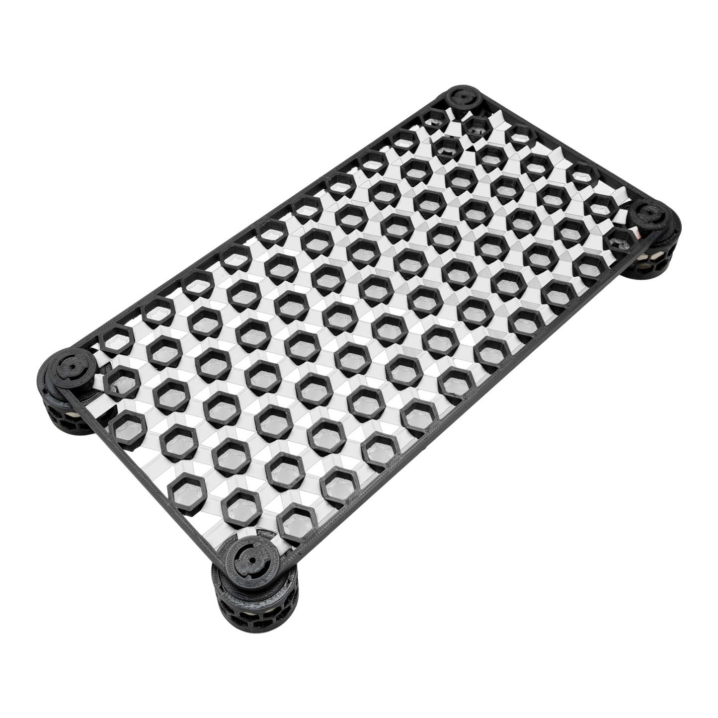 FragLoc™ - Standing Coral Frag Rack - 12x7 / Black / 1’’ Weighted Legs (Set of 4) - Animals & Pet Supplies