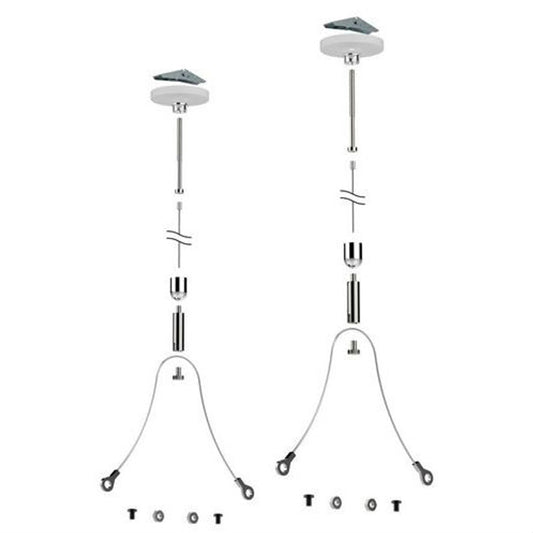 AI HMS Hanging Kit (Fixture Brackets and Rail Sold Seperately) - AquaIllumination