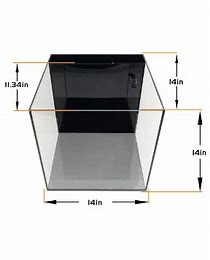 IceCap 10 Gallon Cube AIO Rimless Glass Aquarium - Aquarium