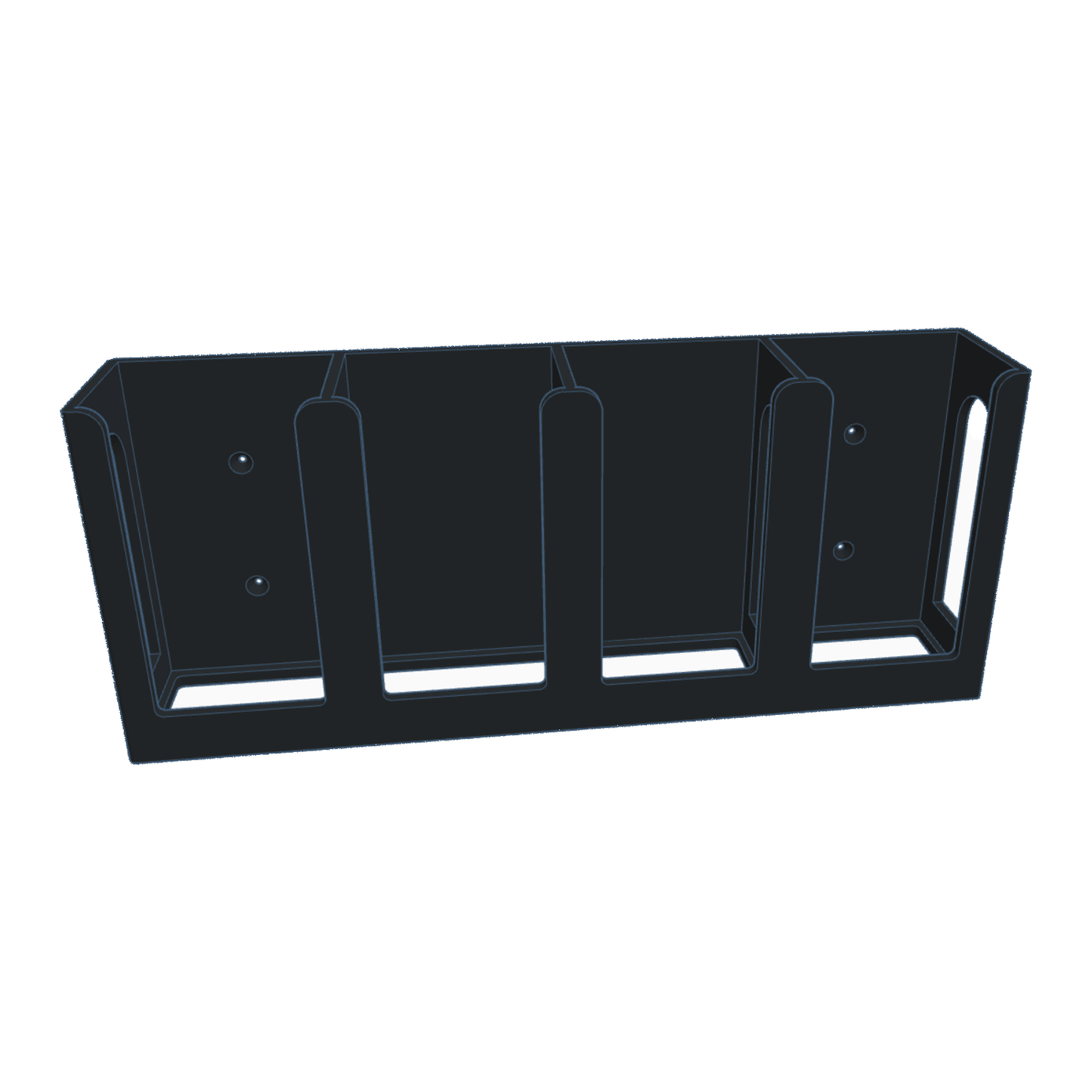 Kessil A360X Power Supply Holder - Quadruple / Black - Animals & Pet Supplies