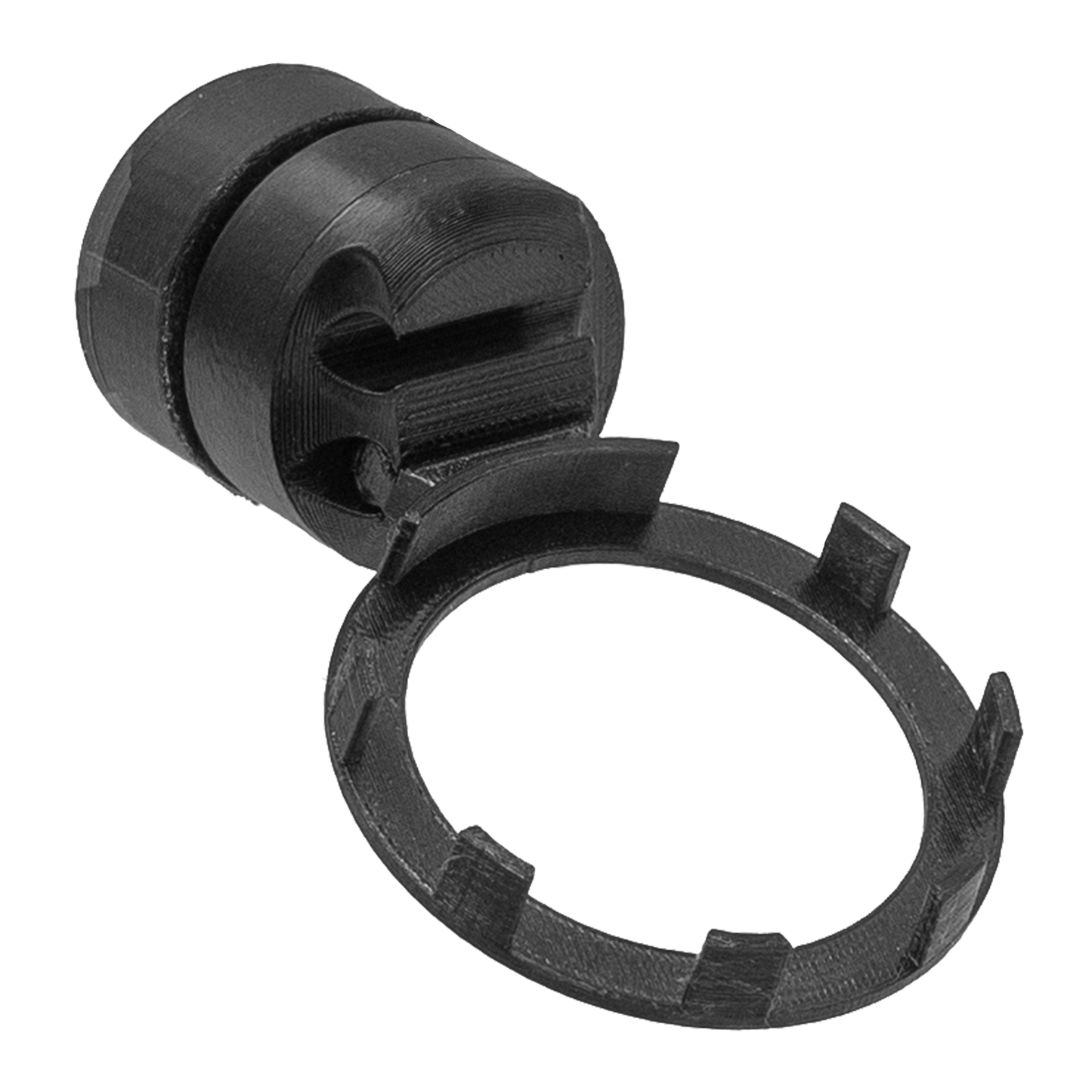 Magnetic Mushroom Cage Holder - 2’’ / Black - Animals & Pet Supplies