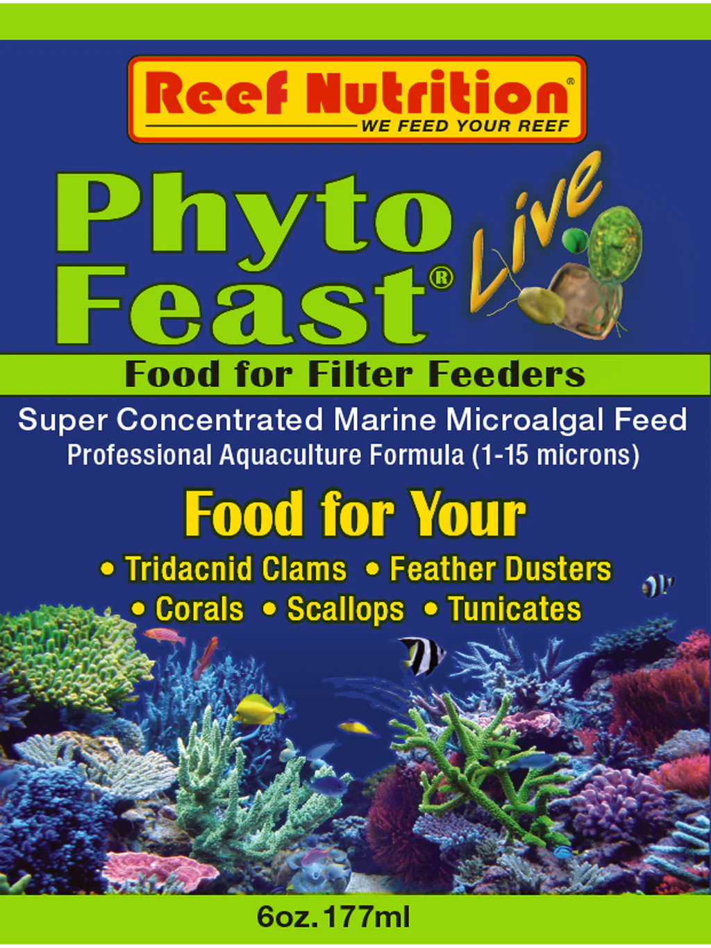 LIVE Phyto-Feast Concentrate - Reef Nutrition