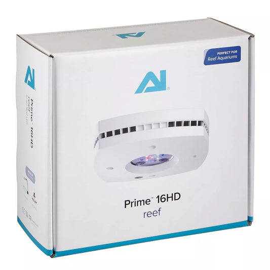 Prime 16 HD LED Reef Light - Black Body - Light