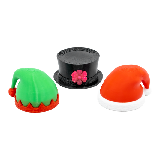 Printed Reef Christmas Sea Urchin Hats | Set of 3 - sea urchin hats