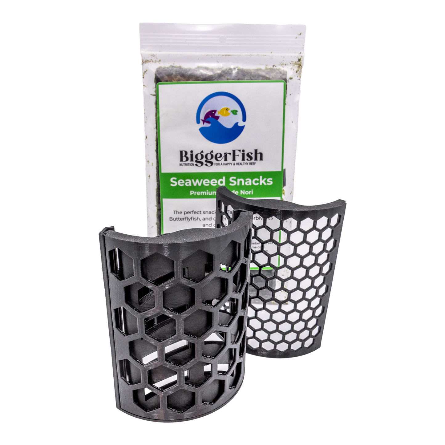 Printed Reef Nori Feeder - Bundle Deal / Black - Animals & Pet Supplies