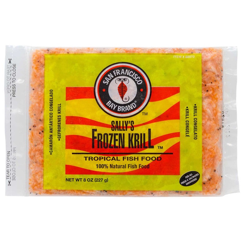 Sally’s Frozen Krill Fish Food Flat Pack - Frozen Food