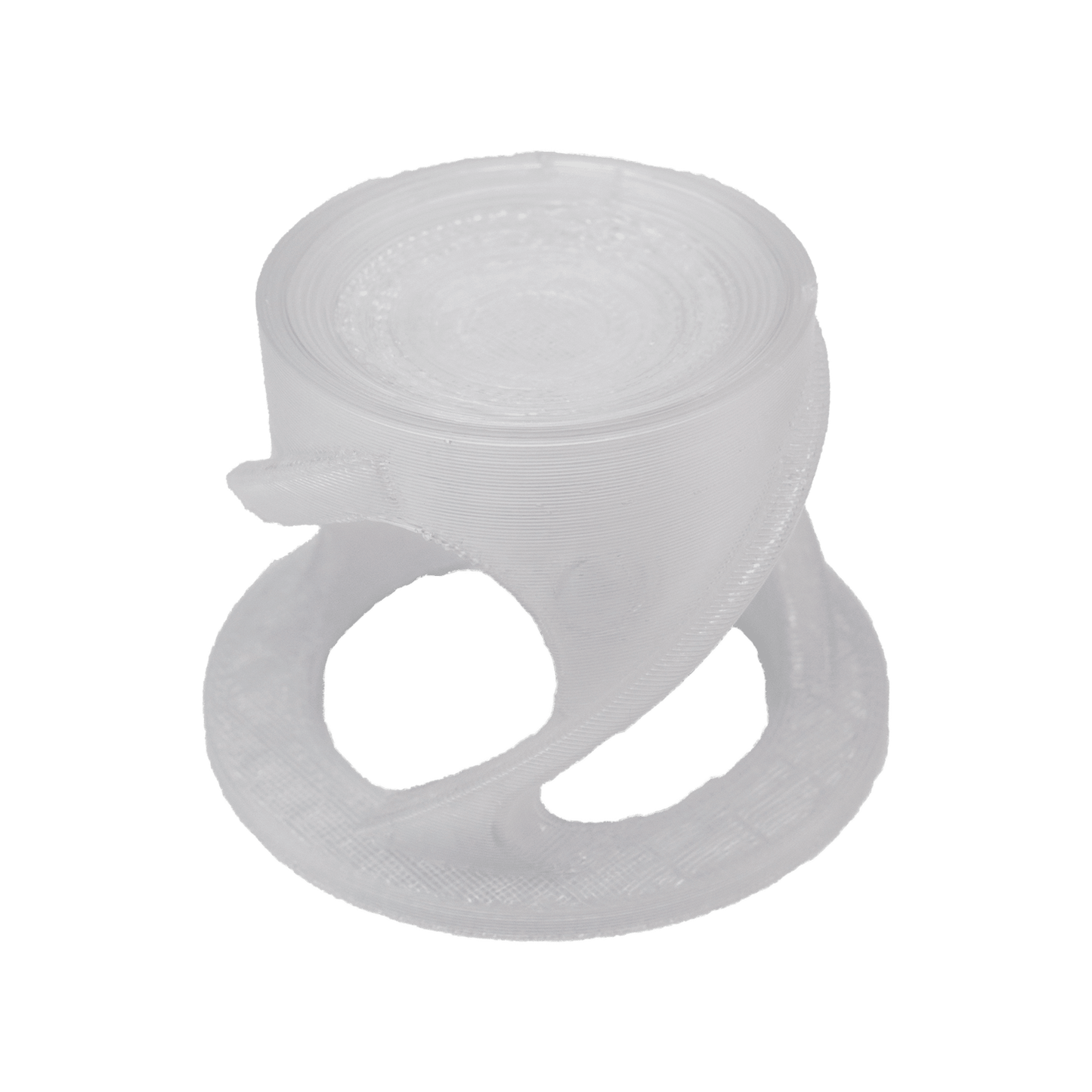 Scoly Stands for Scolymia Corals - 1 1/2 inch / Glue On / Clear - Animals & Pet Supplies